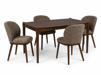 Ivy 5pc Dining Set with Table & 4 Chairs, 60