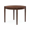 Ivy Dining Table, 42\"W Round – Brown