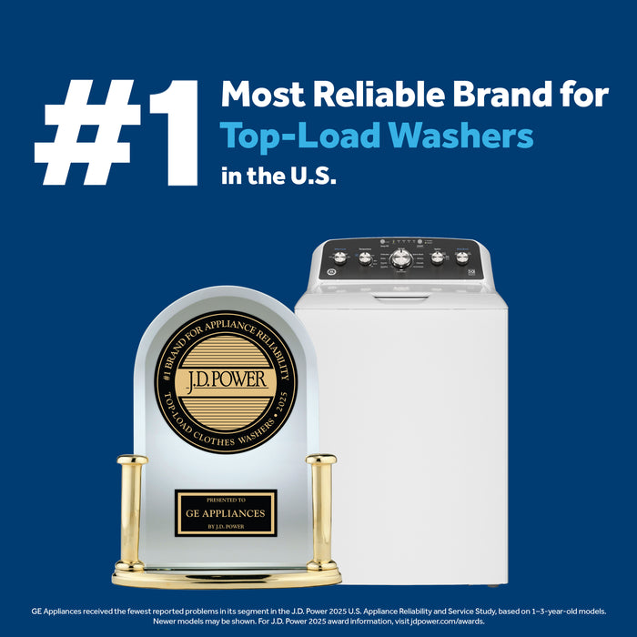GE 4.9 Cu. Ft. Top Load Agitator Washer - Diamond Grey - GTW491BMRDG