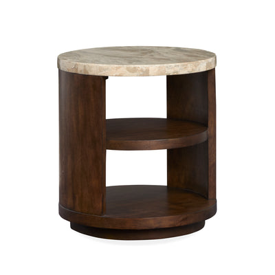 Jenkins 22" End Table with Storage - Burnt Umber | Table de bout Jenkins de 22 po avec rangement - terre d’ombre brûlée