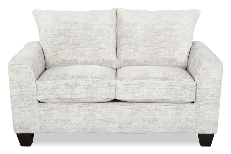 Made in Canada Customizable Sofa Lab Arc  63\" Fabric Loveseat – Plush Oyster