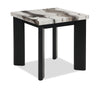 Carra 22" Modern End Table with Marble-Look Top - Black | Table de bout moderne Carra de 22 po avec dessus en imitation de marbre - noire