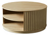 Juniper 35\" Modern Coffee Table – Natural Oak