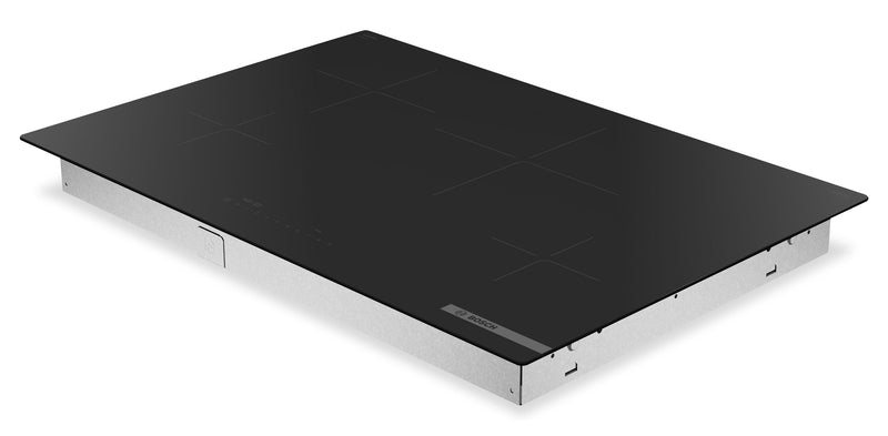Bosch 30\" Induction Cooktop and 4.6 Cu. Ft. Electric Wall Oven – Black and Stainless Steel