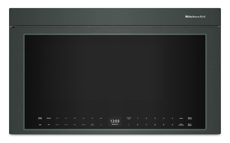 KitchenAid Multifunction Smart Flush Mount Over-the-Range Microwave Oven - Juniper - YKMMF530PJP