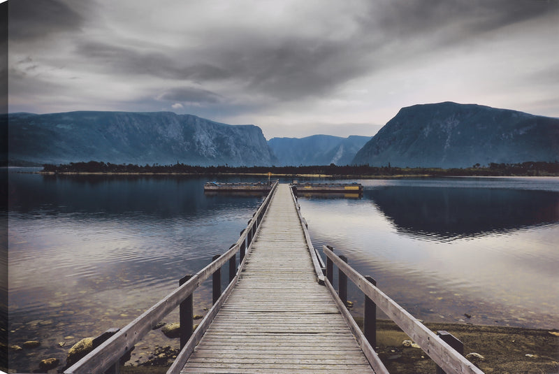 Walk to Lake Stretched Canvas - 24\" x 36\"