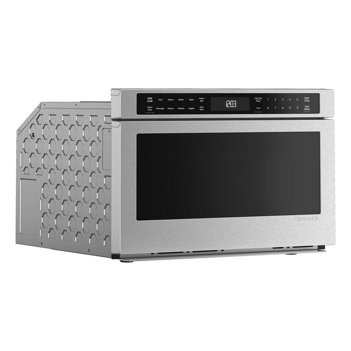 KitchenAid 24\" 1.3 Cu. Ft. Under-Counter Microwave Oven Drawer - Stainless Steel - KMBD524TPS