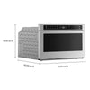 KitchenAid 24" 1.3 Cu. Ft. Under-Counter Microwave Oven Drawer - Stainless Steel - KMBD524TPS | Tiroir four à micro-ondes sous le comptoir KitchenAid de 1,3 pi3 et de 24 po - acier inoxydable - KMBD524TPS