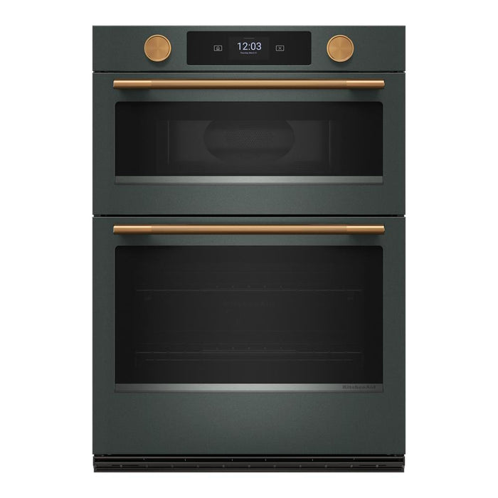 KitchenAid 30\" Smart Electric Combo Wall Oven with Cooking Camera - Juniper - KOEC930SJP