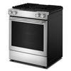 KitchenAid 30” 6.4 Cu. Ft. Slide-In Dual Fuel Range – PrintShield™ Stainless Steel - KSDV730TPS | Cuisinière hybride encastrée KitchenAid de 6,4 pi3 et de 30 po - acier inoxydable PrintShieldMC - KSDV730TPS