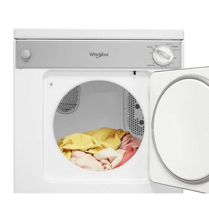 Whirlpool 24\" 3.4 Cu. Ft. Electric Dryer - White - Stackable - LDR3822PQ