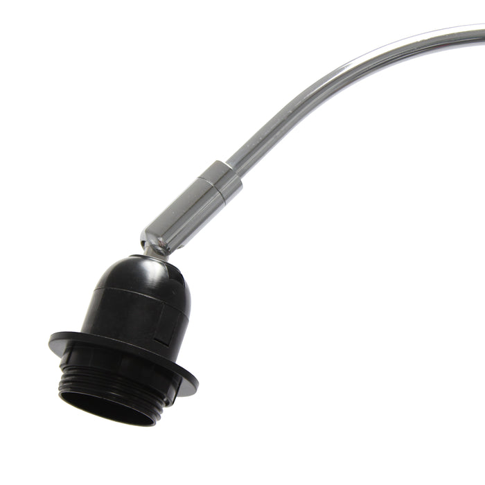 Simple Designs Arched Floor Lamp - Brushed Nickel