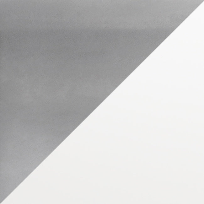 Simple Designs 67\" Contemporary Multi-Head Medusa 5-Light Adjustable Gooseneck Floor Lamp with White Shades - Silver