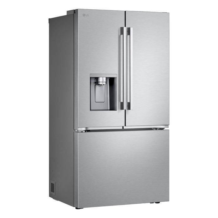 LG 36\" 26 Cu. Ft. Counter-Depth French Door Refrigerator – Stainless Steel - LF26WCH62S
