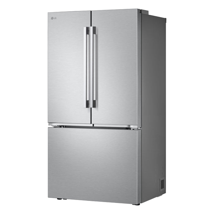 LG 36\" 27 Cu. Ft. Counter-Depth MAX® French 3-Door Refrigerator – Stainless Steel - LF27NCH10S