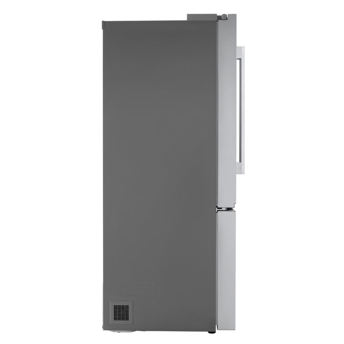 LG 36\" 27 Cu. Ft. Counter-Depth MAX® French 3-Door Refrigerator – Stainless Steel - LF27NCH10S