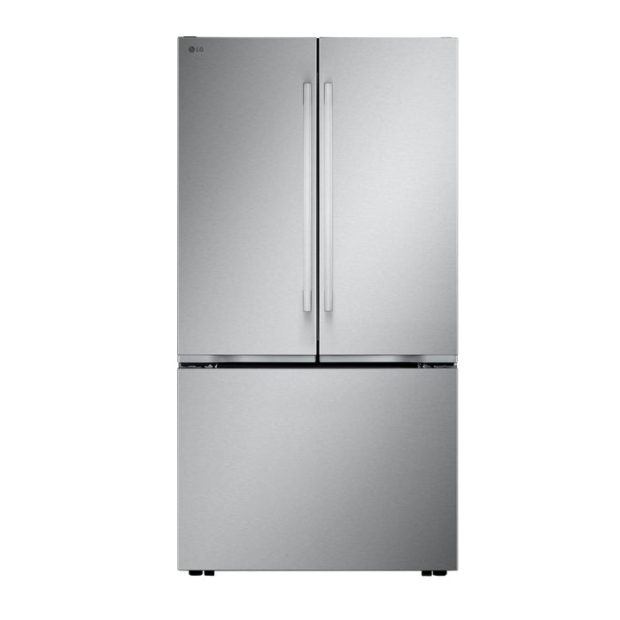 LG 36\" 27 Cu. Ft. Counter-Depth MAX® French 3-Door Refrigerator – Stainless Steel - LF27NCH10S