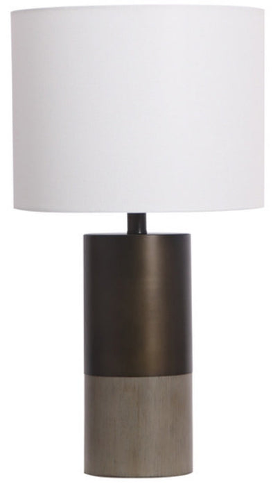 Kort & Co. Colm 23\" Antique Bronze Metal Table Lamp