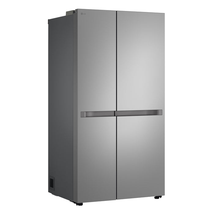 LG 36\" 23 Cu. Ft. Counter-Depth Side by Side Refrigerator - Prime Silver - LS23NCP20V