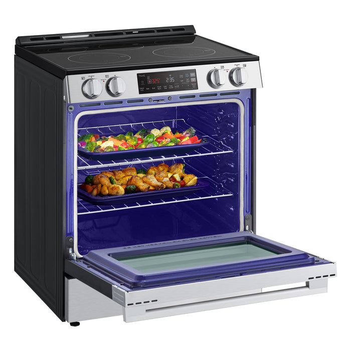 LG 30\" 6.3 Cu. Ft. Electric Range with Self Clean - \tPrintproof Stainless Steel - LSEL6331XE