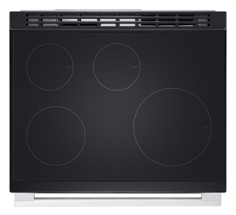 LG 30\" 6.3 Cu. Ft. Induction Range with Air Fry - PrintProof Stainless Steel - LSIL6332XE 