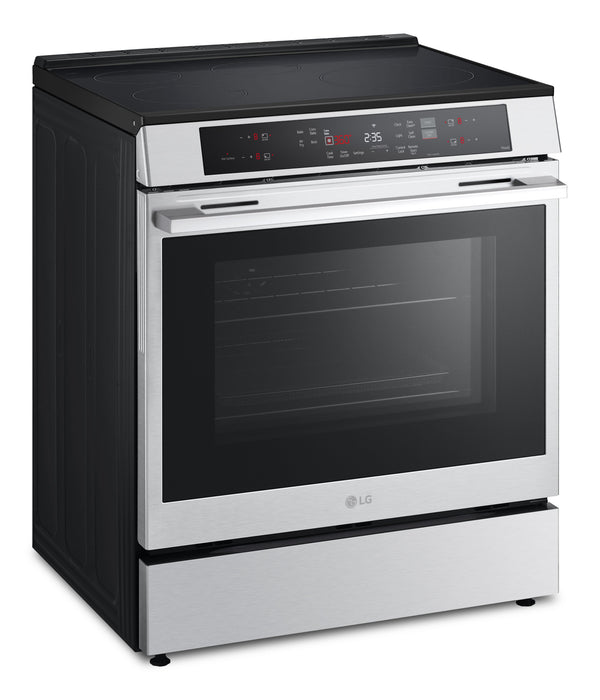 LG 30\" 6.3 Cu. Ft. Induction Range with Air Fry - PrintProof Stainless Steel - LSIL6332XE 