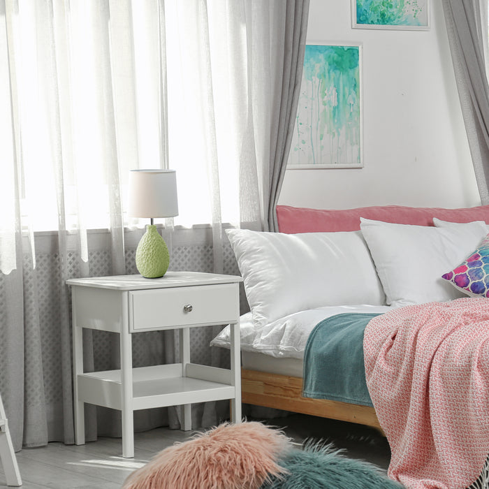 Simple Designs Textured Stucco Ceramic Oval Table Lamp - Green