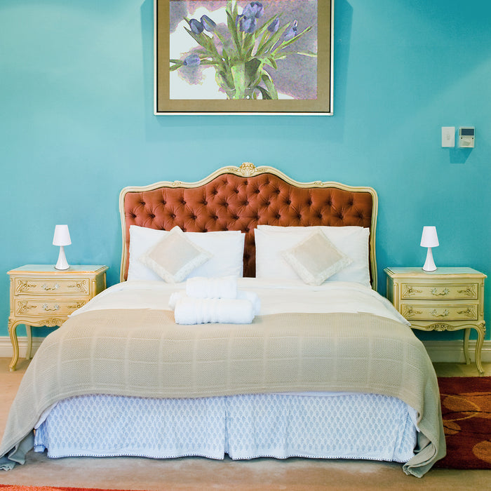 Simple Designs Valencia Colours 2-Piece Mini Touch Table Lamp Set - White