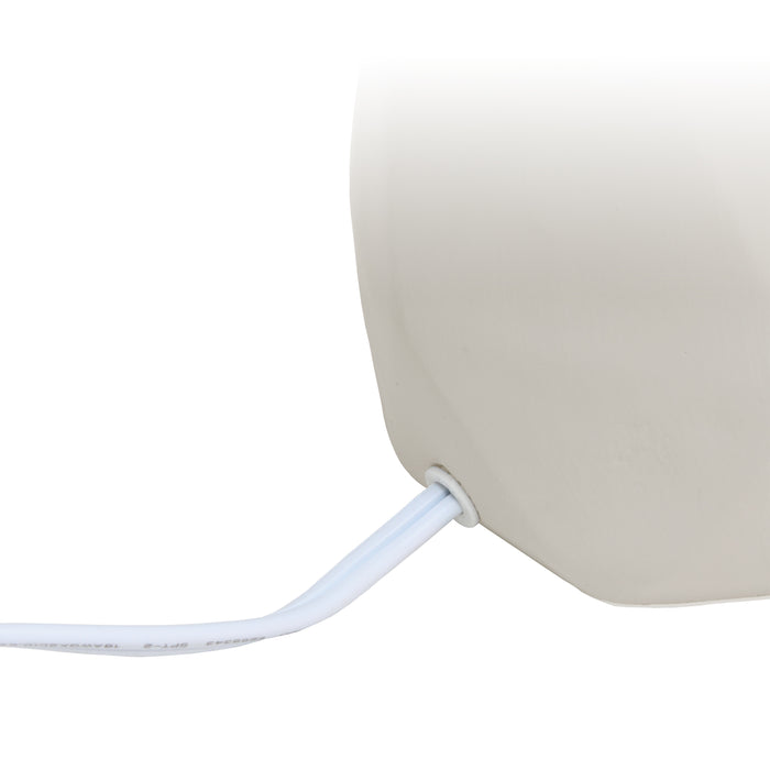 Simple Designs Geometric Concrete Lamp - Black