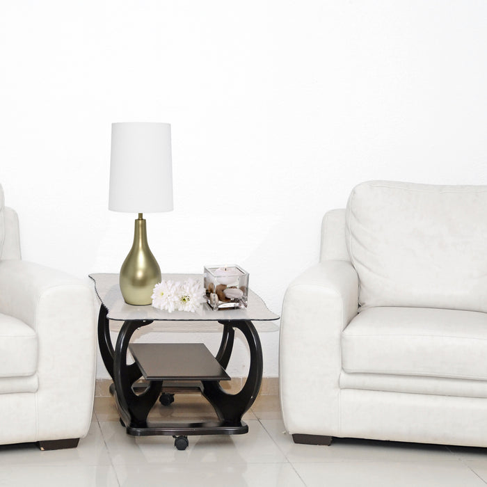 Simple Designs Tear Drop Table Lamp - Gold