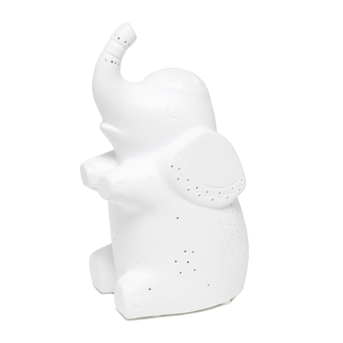 Simple Designs Porcelain Elephant Table Lamp