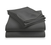 LUSOME Temperature Regulating 4-piece Cotton Queen Sheet Set – Smoked Pearl  