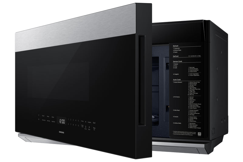 Samsung 2.1 Cu. Ft. Over-the-Range Microwave with 500 CFM and LED Display - Stainless Steel - ME80H2160RAC
