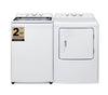 Midea 4.5 Cu. Ft. Top Load Agitator Washer and 7.0 Cu. Ft. Electric Dryer – White 