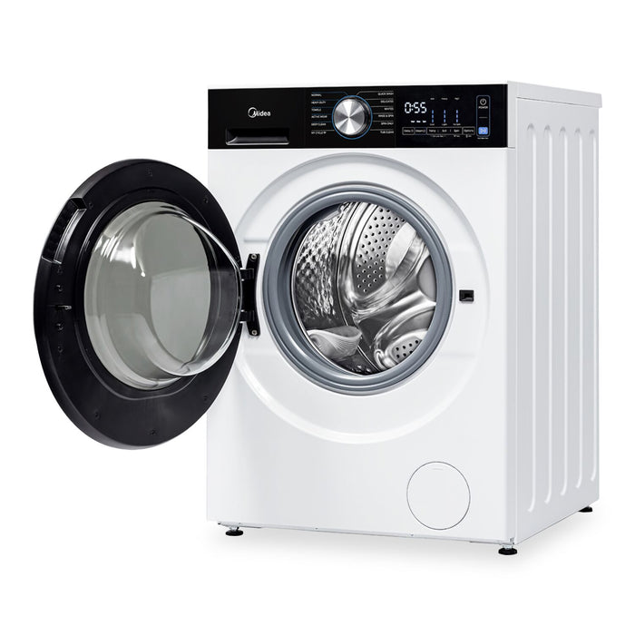 Midea 3.1 Cu. Ft. Front Load Compact Washer with PowerMix™ and Steam Care - MLHW31S2BBW