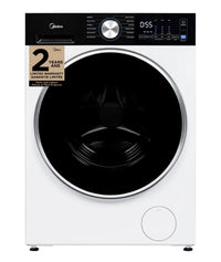 Midea 3.1 Cu. Ft. Front Load Compact Washer with PowerMix™ and Steam Care - MLHW31S2BBW 