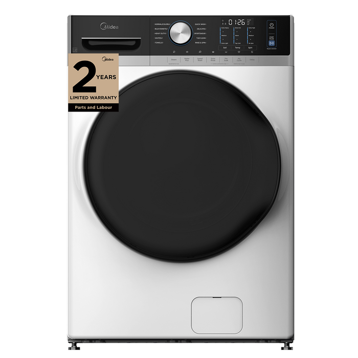 Midea 5.2 Cu. Ft. Front Load Washer with Steam Care – White - MLHW52S7AWW
