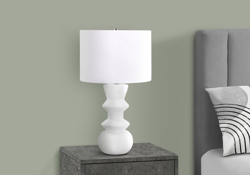 26\" Cream Ceramic Table Lamp