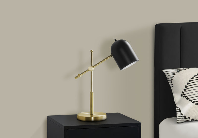 18\" Brass Metal Desk Task Table Lamp