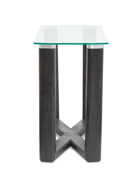 Morden 56\" Sofa Table with Glass Top - Black Truffle