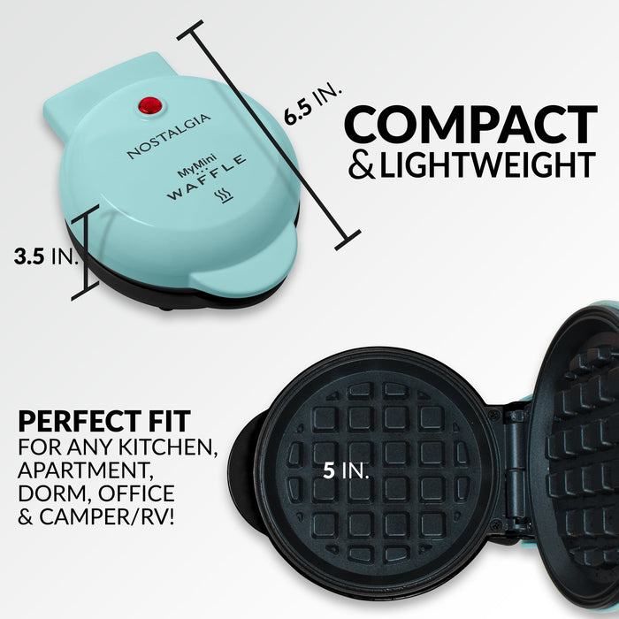 Nostalgia MyMini™ Personal Electric Waffle Maker - MWF5AQ