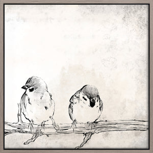 Gathering II Framed Canvas - 22