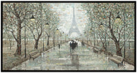 A Walk Through Paris Framed Acrylic Painting - 32.25