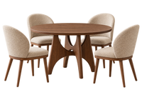 Neo 5pc Dining Set with Table & 4 Ivy Chairs, 47