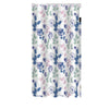 Peva Shower Curtain With 12 Polyresin Hooks Blue Floral