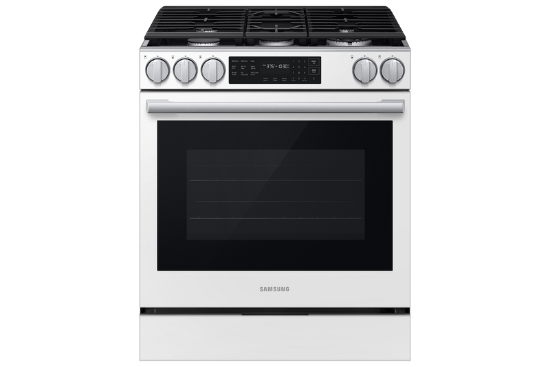 Samsung 6 Cu. Ft. Slide-In True Convection Range with Air Fry Max - White - NSG80H60SWAA