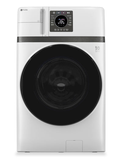 GE Profile 5.3 Cu. Ft. Front Load Ventless Heat Pump All-in-One Laundry - White - PFQ83HSSWWW | Appareil laveuse-sécheuse tout-en-un GE Profile de 5,3 pi3 à chargement frontal avec pompe à chaleur sans ventilation - blanc - PFQ83HSSWWW