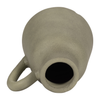 8.75” Terracotta Vase with Handle – Green  | Vase de 8,75 po en terre cuite avec poignée - vert