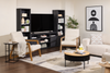 Brenner 104" 3 Piece Entertainment Center with Storage for TVs Up To 60" – Charcoal  | Meuble audio-vidéo Brenner de 104 po 3 pièces avec rangement pour téléviseurs jusqu’à 60 po - anthracite
