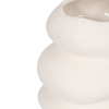 12” Ceramic Hand Scribed Cairn Vase – Ivory  | Vase à motifs gravés à la main de 12 po en céramique d'apparence cairn - ivoire
